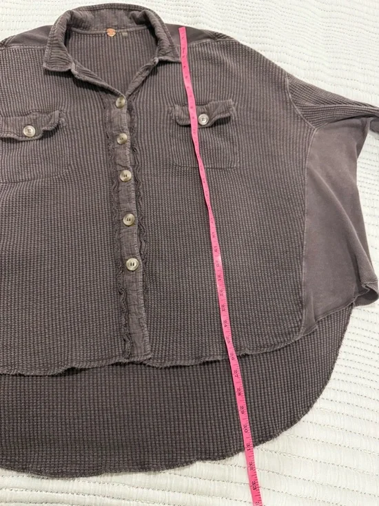 Free People One Scout Shaket In Mole - Picture 15 of 16